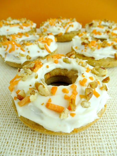Baked Carrot Cake Donuts