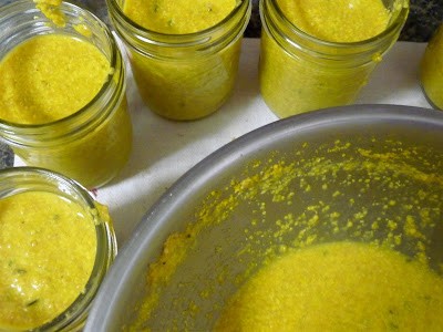 Home crafted Yellow Mustard