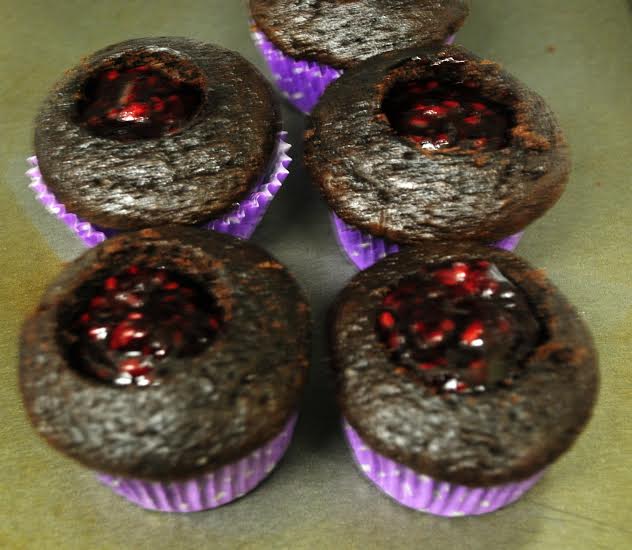 choc blackberry cupcake 1