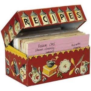 recipe card box