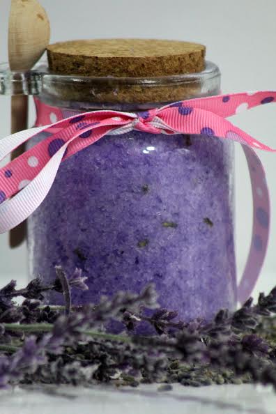 lavender body scrub A